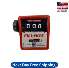 Fill-Rite 807CL1 Mechanical Fuel Flow Meter 1" NPT 5-20 GPM 19-75 LPM