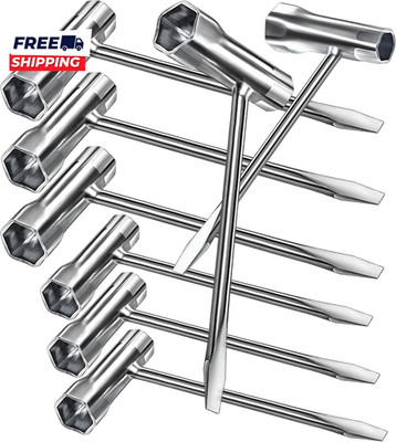 6 Pack Chainsaw Screwdriver Wrench Set 13 by 19 Mm Long and Short Size
