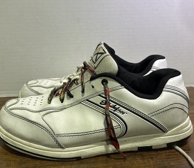 KR Strikeforce Men s Brunswick Flyer White Black Bowling Shoes SZ 11 M-035