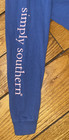 Simply Southern Girl's Large Long Sleeve Blue T-shirt Giraffe Kindness Theme — photo 3