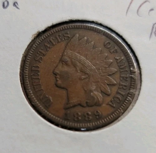 1889 Indian Head Cent - XF