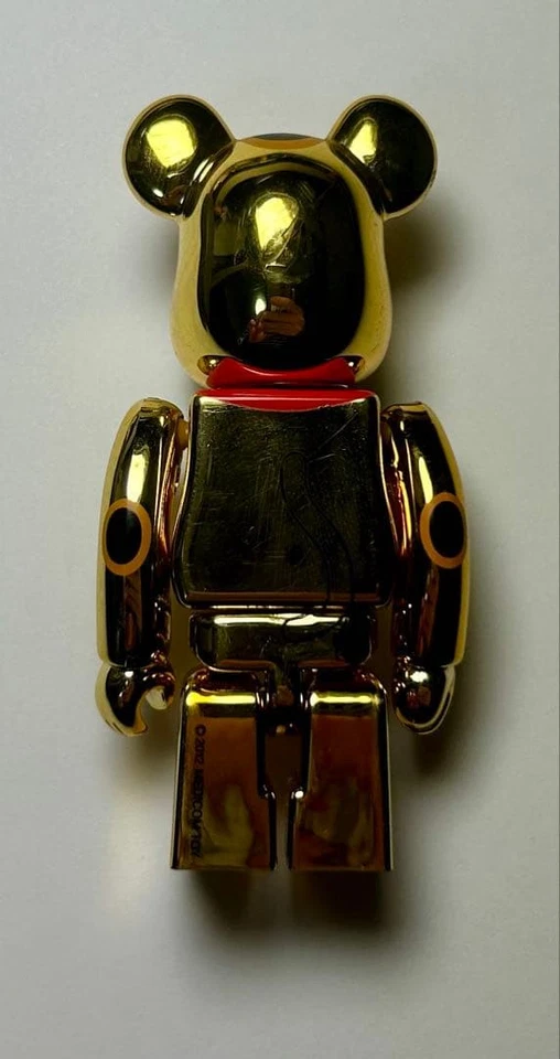 Позолоченная коллекционная игрушечная фигурка BE@RBRICK Maneki Neko 100% - Изображение 2 из 2