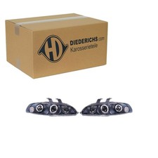 DIEDERICHS TUNING H1 SCHEINWERFER SATZ KLARGLAS SCHWARZ passend für HONDA CIVIC