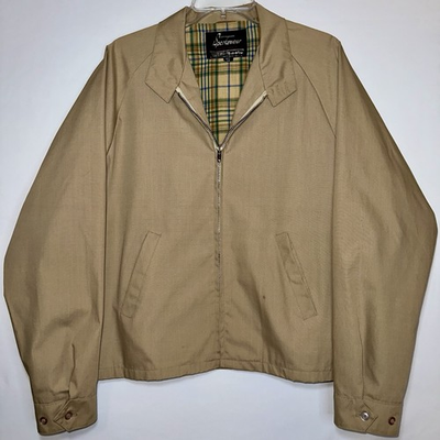 #ad Vintage 60’s 70’s Sears Perma Prest Light Worker Utility Jacket Windbreaker Golf $47.99