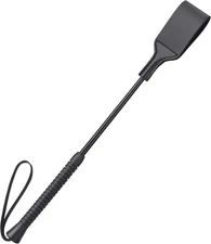 18 Inch Horse Whip, Premium Riding Crop Horse Whip for Equestrian Sports,Black