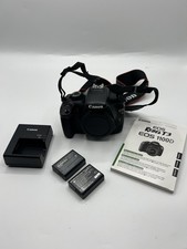 MINT Canon EOS Rebel T3 DSLR Camera Body Only  Charger  2 Batteries, Manual