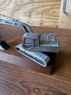 Case Pewter Excavator 688 Heavy Equipment Model