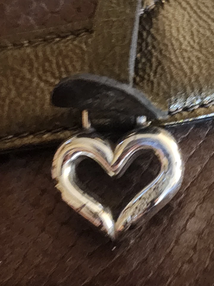 Brighton Womens Vintage Bronze Leather Bag Venus Rising Cocktail Evening Bag - Image 4 of 4