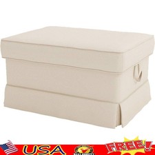 Custom Sofa Cover Replacement IKEA Ektorp Ottoman Footstool Durable Polyester US