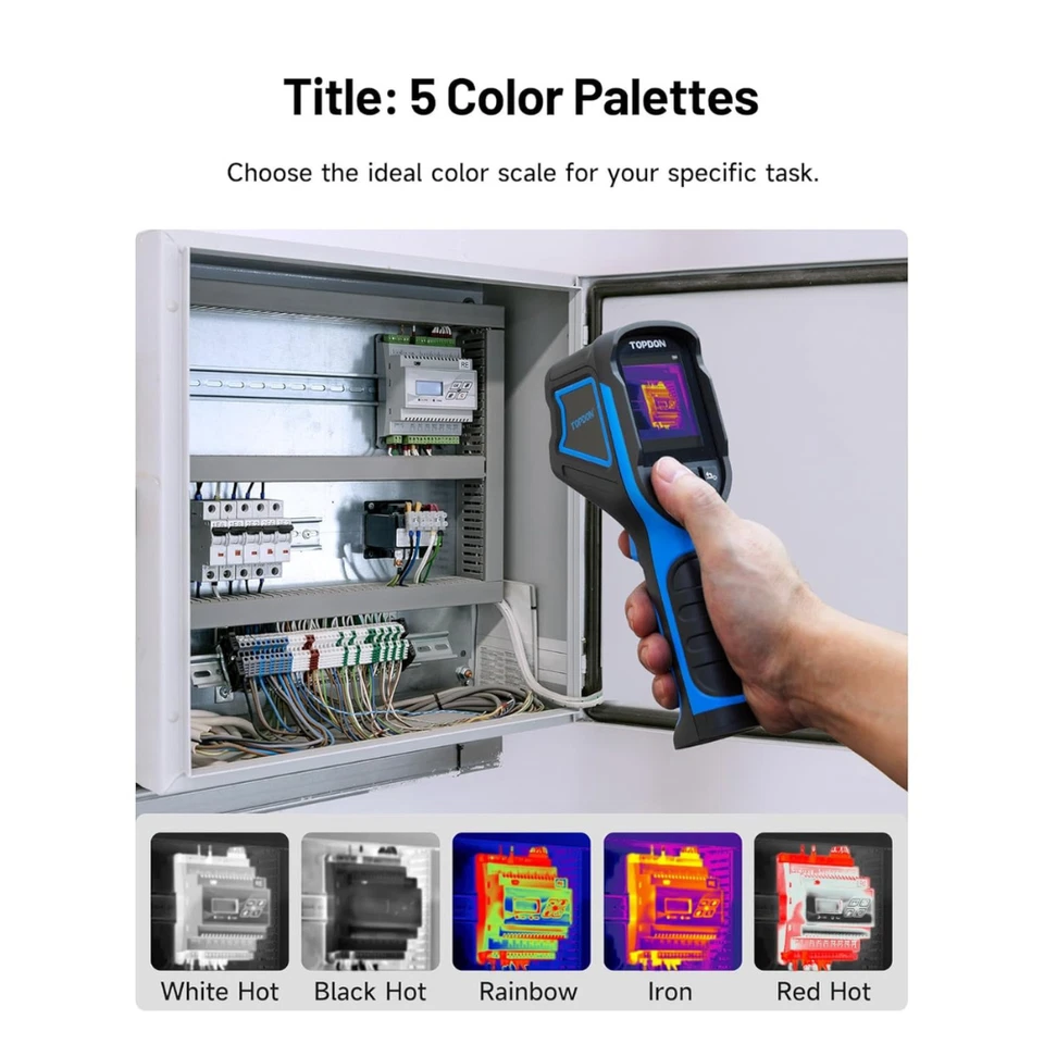 TOPDON TC004 Mini Thermal Imaging Camera 240x240 IR -20°C to 450°C 15H Battery - Image 3 of 4