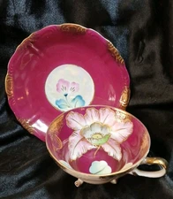 Royal Sealy China Tea Cup And Sauce Footed
