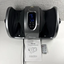 TISSCARE Foot & Calf Massager with Heat and Remote Deep Kneading Shiatsu Massage