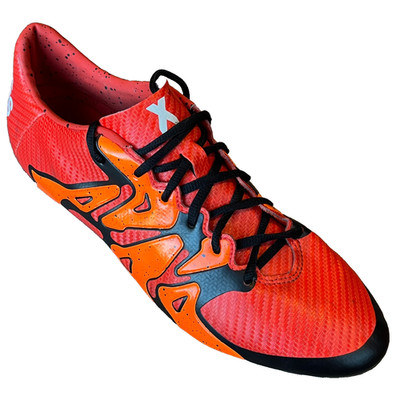 Adidas X 15.1 FG/AG Soccer Cleats Orange Black Mens 10.5 UK 10 EU 44 2/3