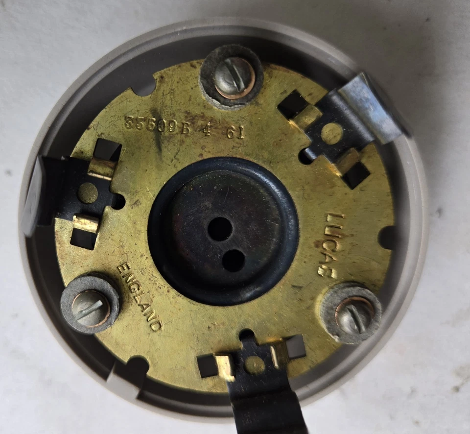 Vintage 1961? Botón de bocina Lucas Hillman ¿NUEVO? 33509B4 61 Hillman Minx Botón de bocina Foto 4 de 4