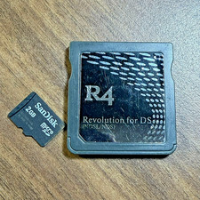 R4 Revolution for DS NDSL NDS Flash Cartridge Adapter with SanDisk 2GB MicroSD