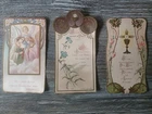 lot of 3 early 20th century french Holy cards