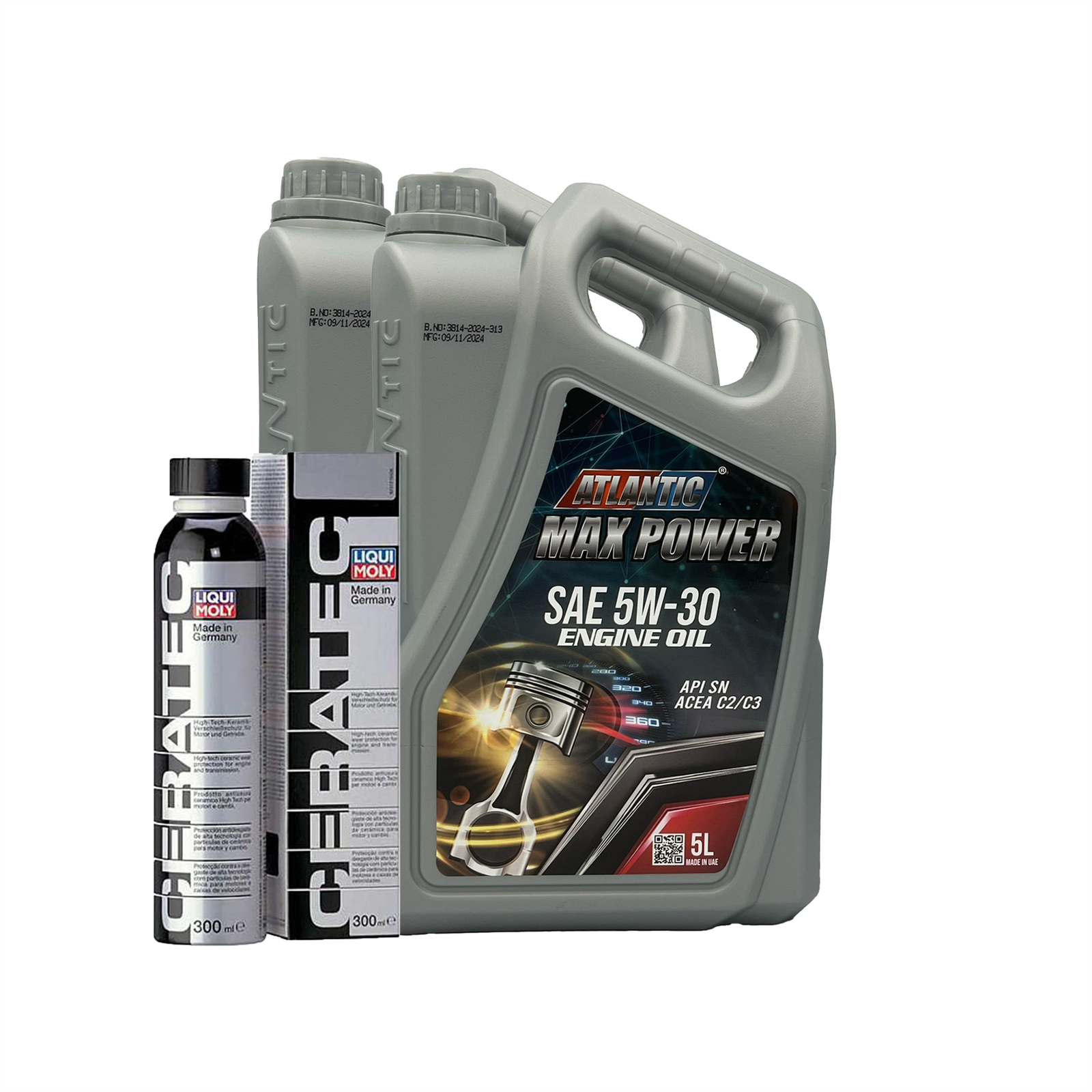 5w30 Fully Synthetic Engine Oil API SN Acea C2/C3 Dexos 2 10L + CeraTec