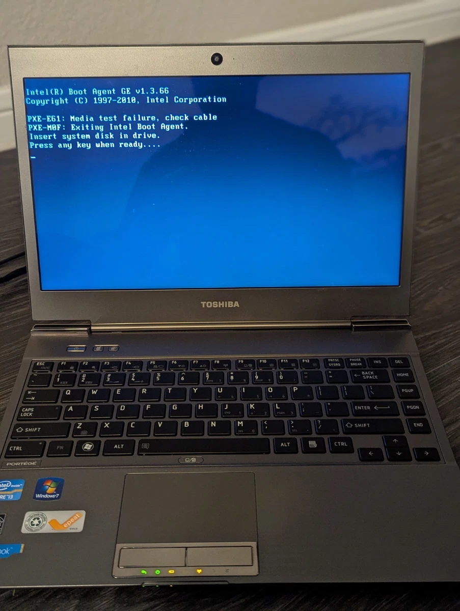 Toshiba Windows 7 Intel Core i3 2nd Gen. PC Laptops & Netbooks for