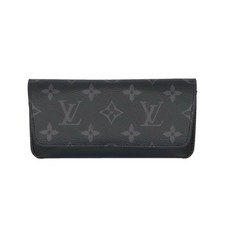 Louis Vuitton Etui Lunettes Woody Monogram Eclipse Eyeglass Case GI0296 Used