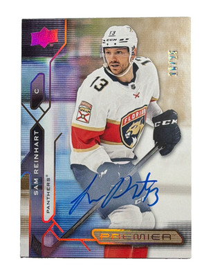 Upper Deck 2021-22 Premier Auto Sam Reinhart Florida Panthers #79 /25