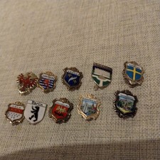 Anstecknadel  -Hutnadel - Wandernadel - Brosche - 10 Stück alt top 