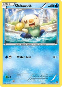 Oshawott 30/114 Reverse Common Steam Siege Pokemon Cards