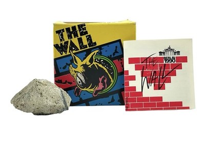 Roger Waters Authentic Actual Piece of Berlin The Wall 1990 Pink Floyd Rare