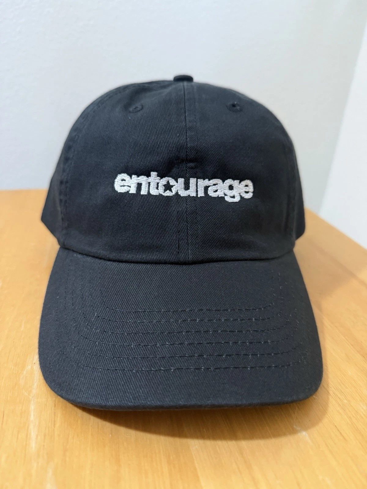 Entourage HBO Strap Back Cap Embroidered Adjustable Dad Hat - Black - One Size
