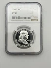 1960 Proof Franklin Half Dollar NGC PF67 Silver Gem BU