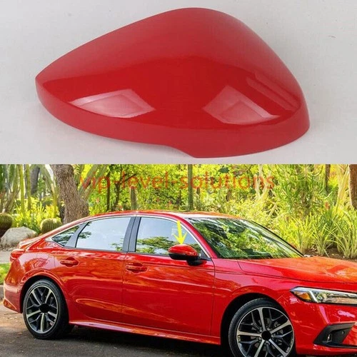 For Honda Civic 2022-2025 Rallye Red Right Side Rview Mirror Cover Replace