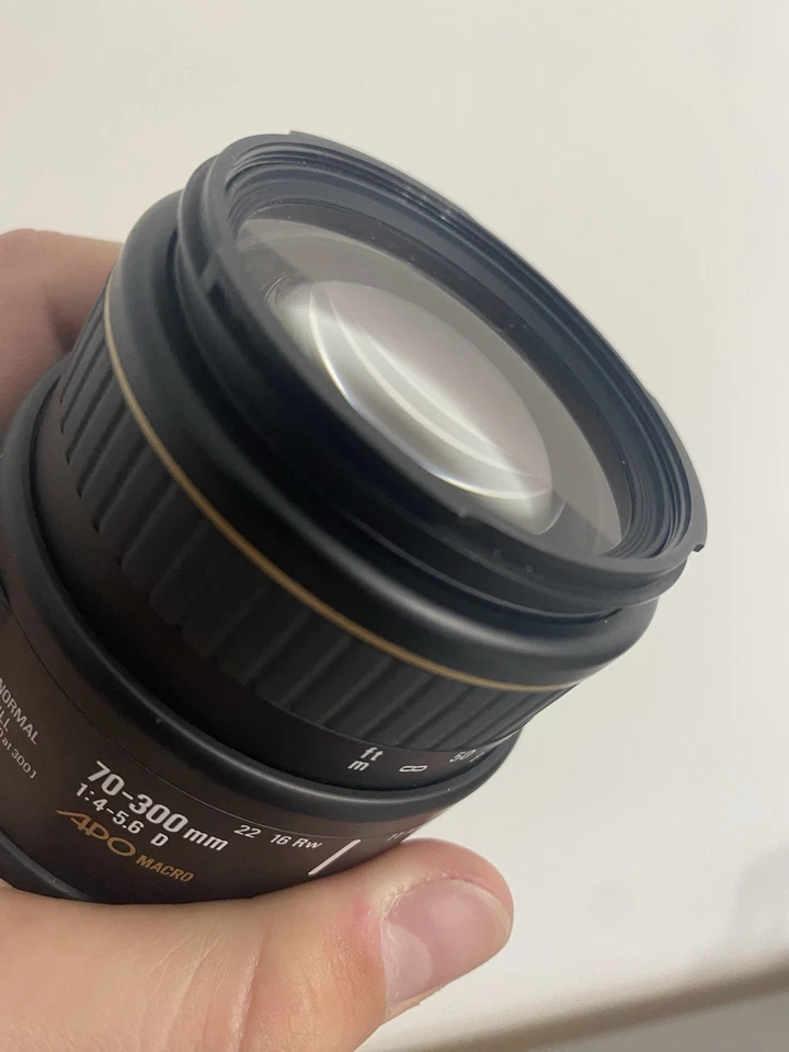 BUEN ESTADO - Sigma AF 70-300mm 1:4-5.6 D APO Macro Super - Montaje F con Tapas Foto 2 de 4