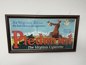 piedmont tobacco sign Piedmont Cigarettes Sign