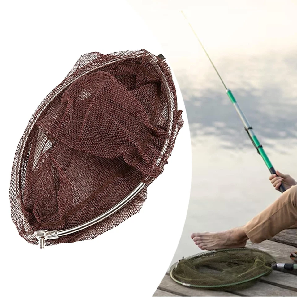 Tête D'épuisette Pliable, Légère, Interface à Vis de 8 Mm, Portable et