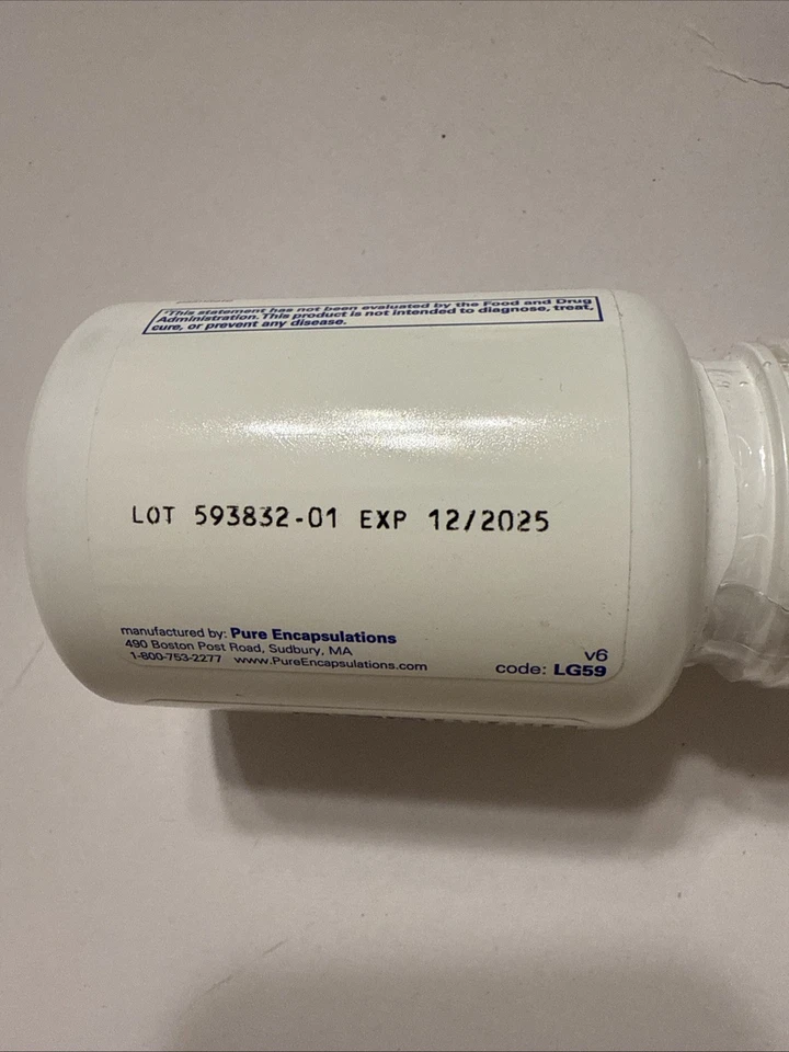 Pure Encapsulations L-Glutamina 500mg 90 Cápsulas EXP 12/2025 Foto 4 de 4