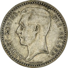 [#961498] Coin, Belgium, 20 Francs, 20 Frank, 1934, VF(30-35), Silver, KM:104.1