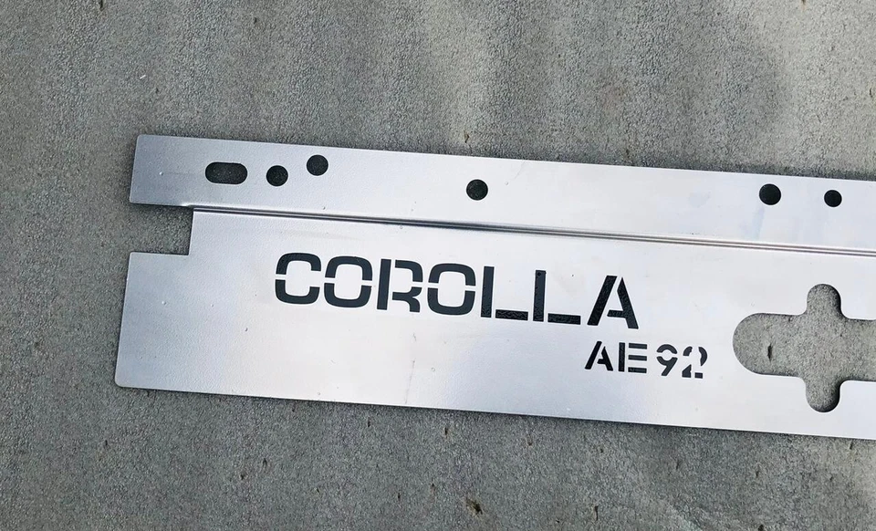 PLACA DE REFRIGERACIÓN DEL RADIADOR JDM TOYOTA COROLLA AE90 AE91 AE92 Foto 2 de 4