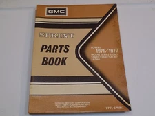 GMC Sprint Truck Parts Book 53380 53480 53680 5AC80 5AD80 77TL Covers 1971/ 1977