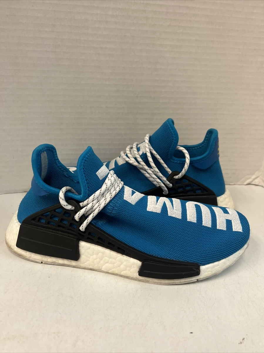 Adidas Pharrell x Human Race Blue 2016 Size Used BB0618 | eBay