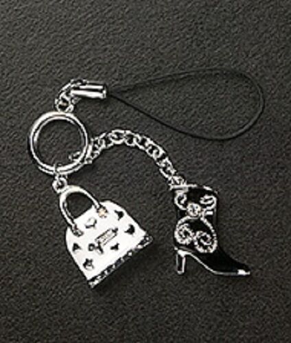 Y2k Panda Beaded Phone Charm Strap black White New Handmade