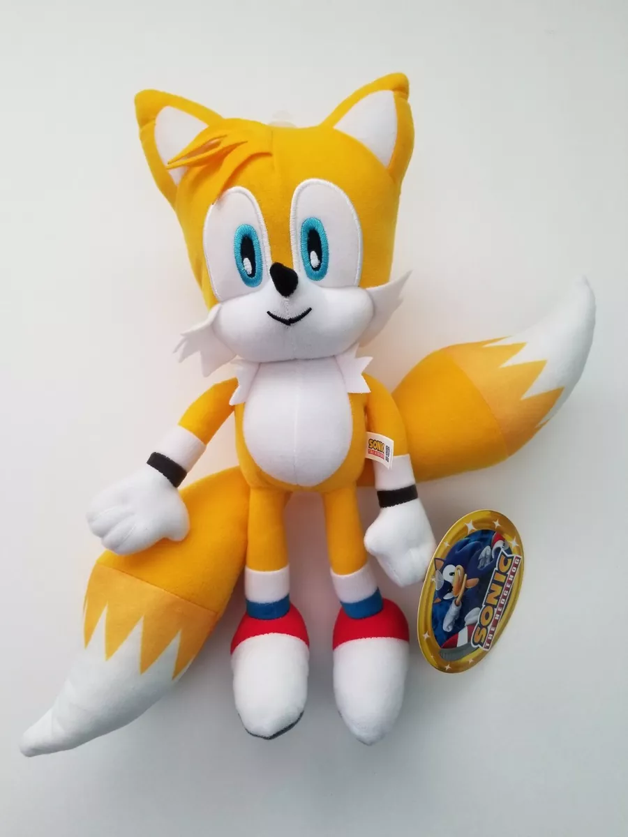 BRAND NEW! Large 12” Tails Sonic The Hedgehog Yellow Plush Stuffed