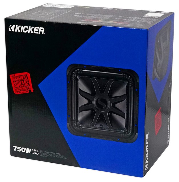 KICKER Stillwater Designs 11S15L72 15 inch Dual L7 Series Car Subwoofer - Black for sale online 