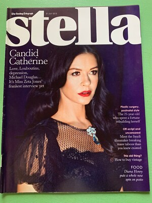 STELLA UK 21-July-2013 CATHERINE ZETA JONES Union Model Polina Haifaa al-Mansour
