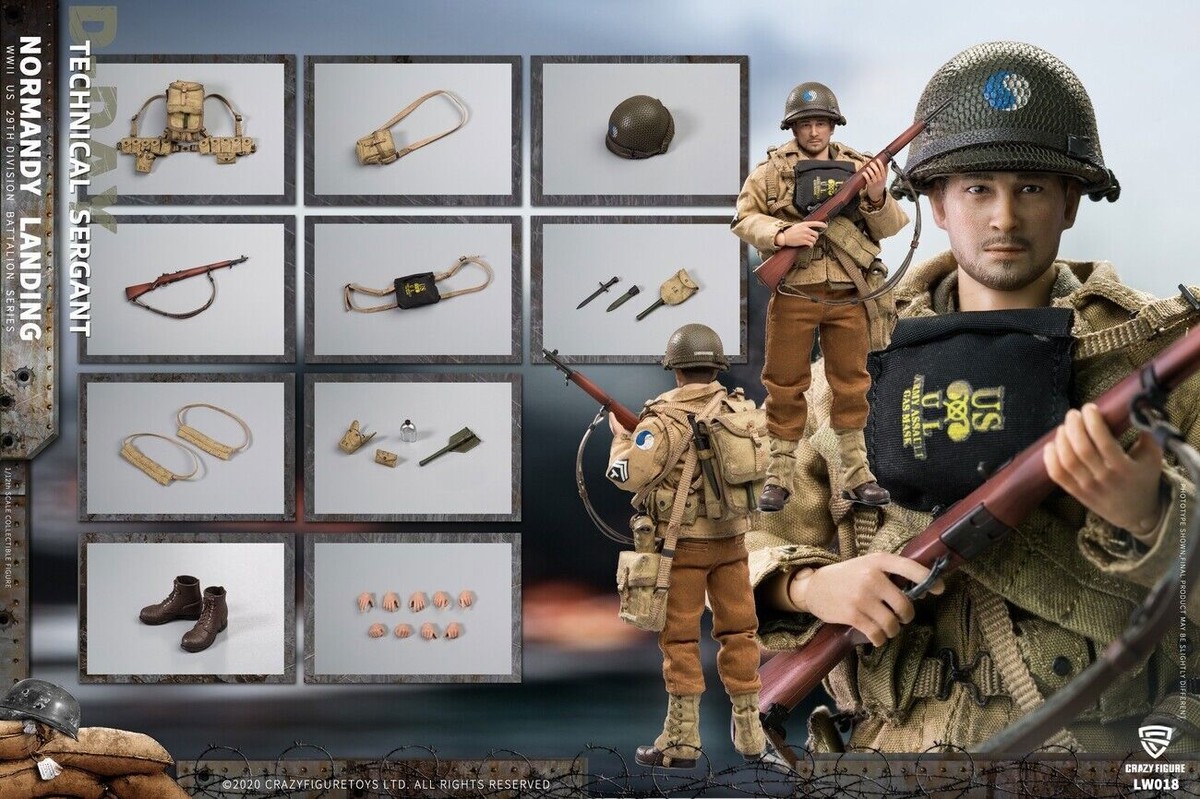 Crazy Figure LW018 WWII U.S. Rangers D-Day Technical