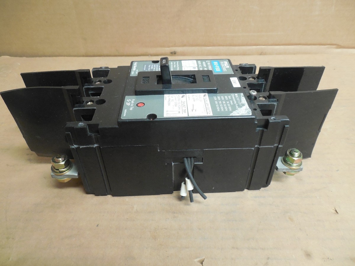 FUJI AUX/SHUNT BREAKER BU-FSB3040 40A 40 A AMP 600Vac 3 POLE BU