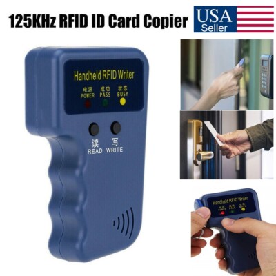 Handheld RFID Card Copier ID Key Reader Writer 125KHZ Duplicator Cloner New USA