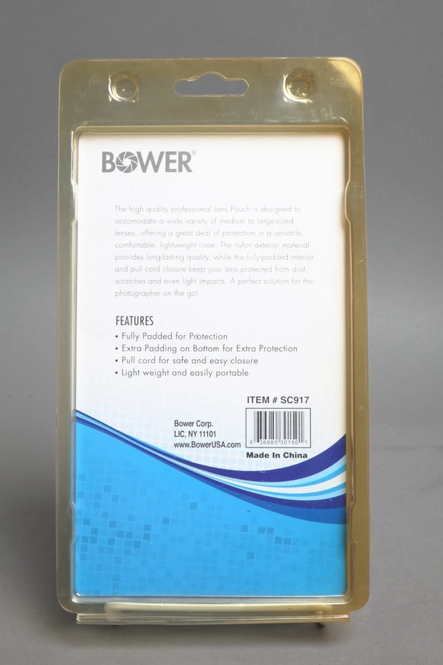 Bower 4.5 英寸小袋适用于佳能、尼康、西格玛、奥林巴斯和索尼镜头 ** 全新 * * — 第 2/2 张图片