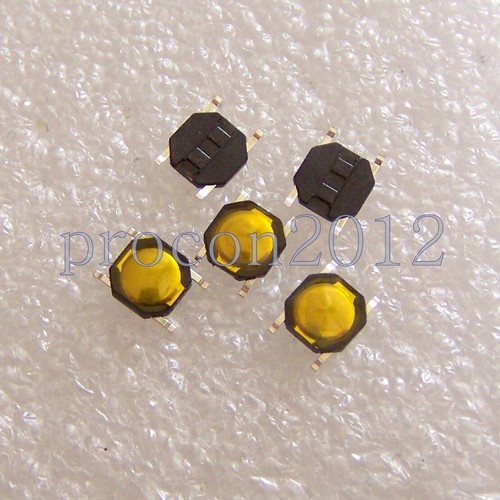 5 pezzi Micro Pulsanti a Membrana PCB SMD 4,8 x 4,8 x 0.75mm Tactile Push Button - Afbeelding 1 van 4