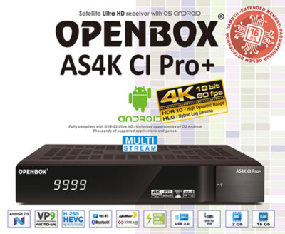 Openbox AS4K CI Pro+ Hisilicon Hi3798Mv200 2GB/16GB