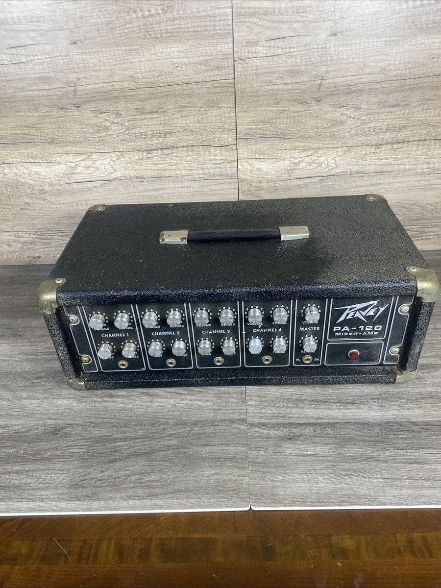 Ampli mixeur vintage Peavey PA-120 non testé | eBay