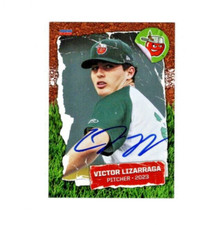Victor Lizarraga 2023 Fort Wayne Tincaps signed autograph baseball card Tijuana%